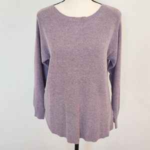 American Eagle Plum Purple Lavendar Comfy knit Sweater Round Crew Neck S
